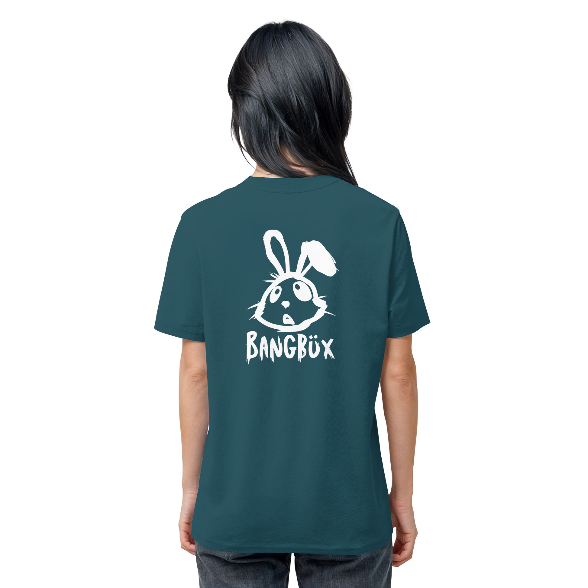 BANGBÜX Streetwear "bunny white" - Organic Shirt by BANGBÜX