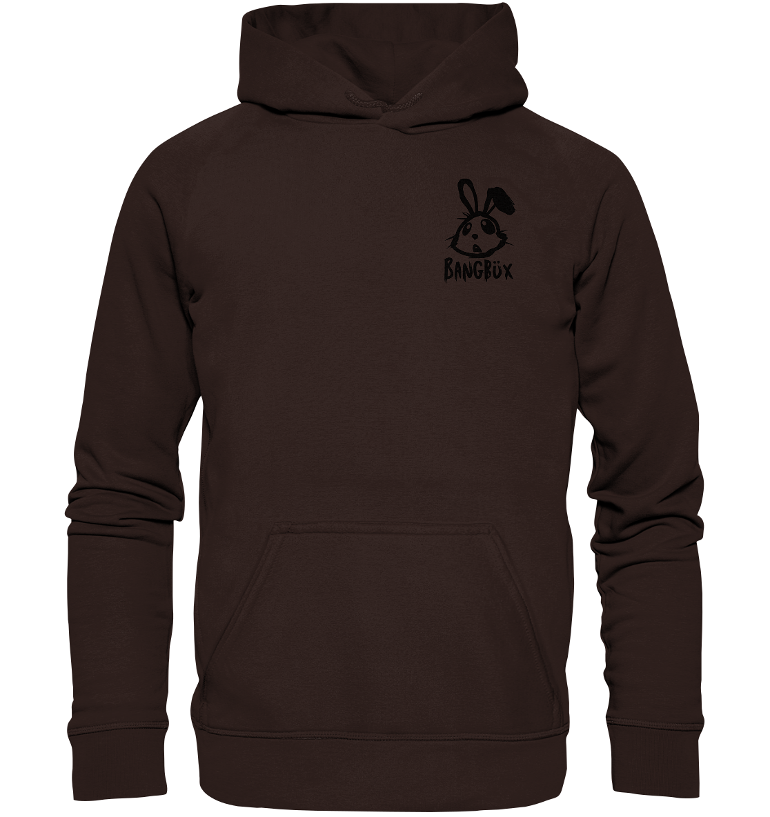 BANGBÜX Streetwear "bunny black" - Basic Unisex Hoodie by BANGBÜX