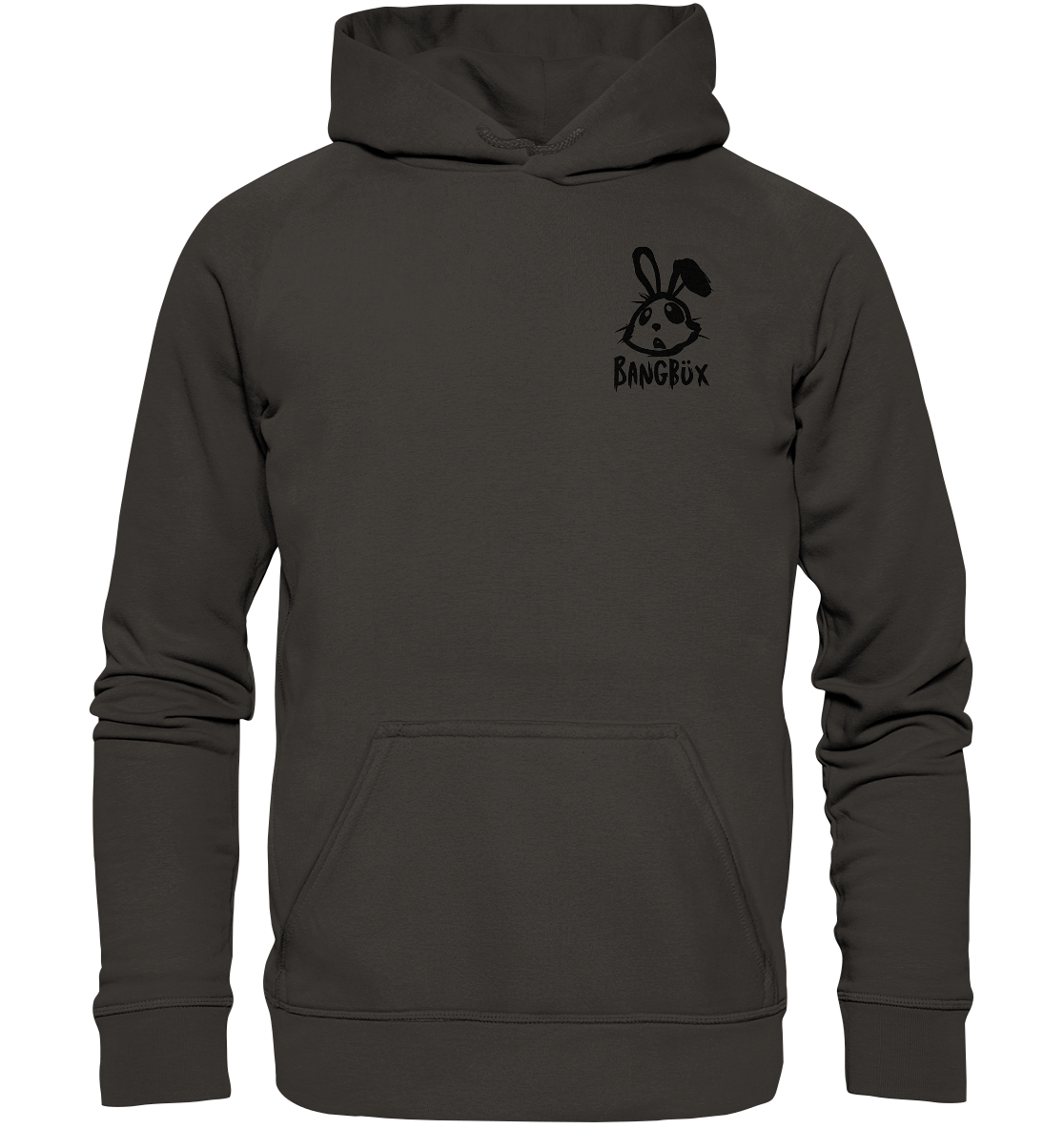 BANGBÜX Streetwear "bunny black" - Basic Unisex Hoodie by BANGBÜX