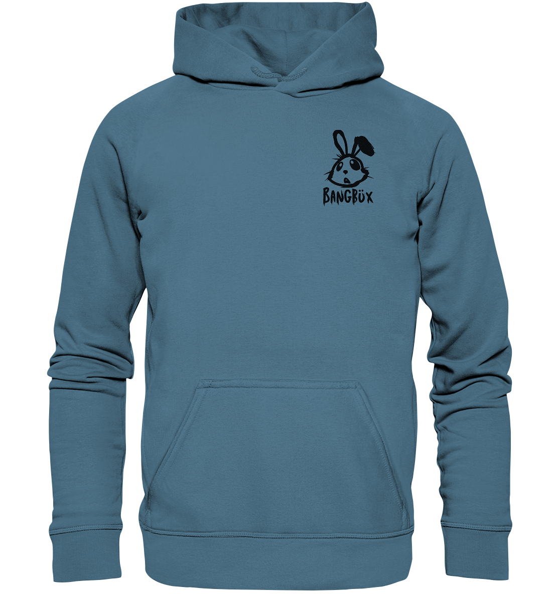 BANGBÜX Streetwear "bunny black" - Basic Unisex Hoodie by BANGBÜX