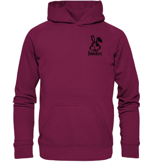 BANGBÜX Streetwear "bunny black" - Basic Unisex Hoodie by BANGBÜX