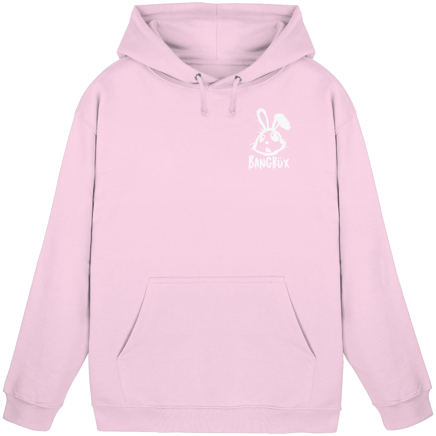 BANGBÜX Streetwear "bunny white" - Basic Unisex Hoodie by BANGBÜX