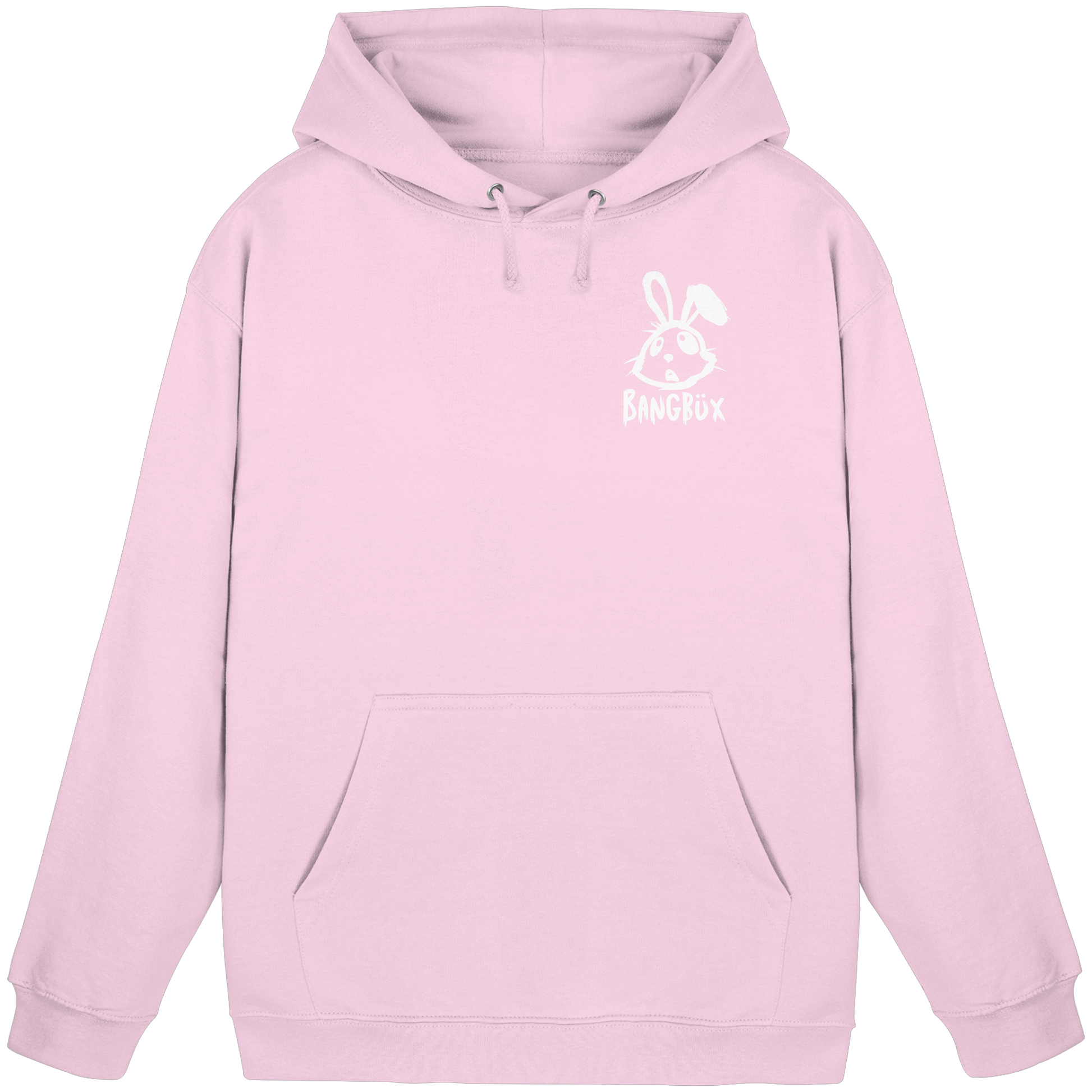 BANGBÜX Streetwear "bunny white" - Basic Unisex Hoodie by BANGBÜX