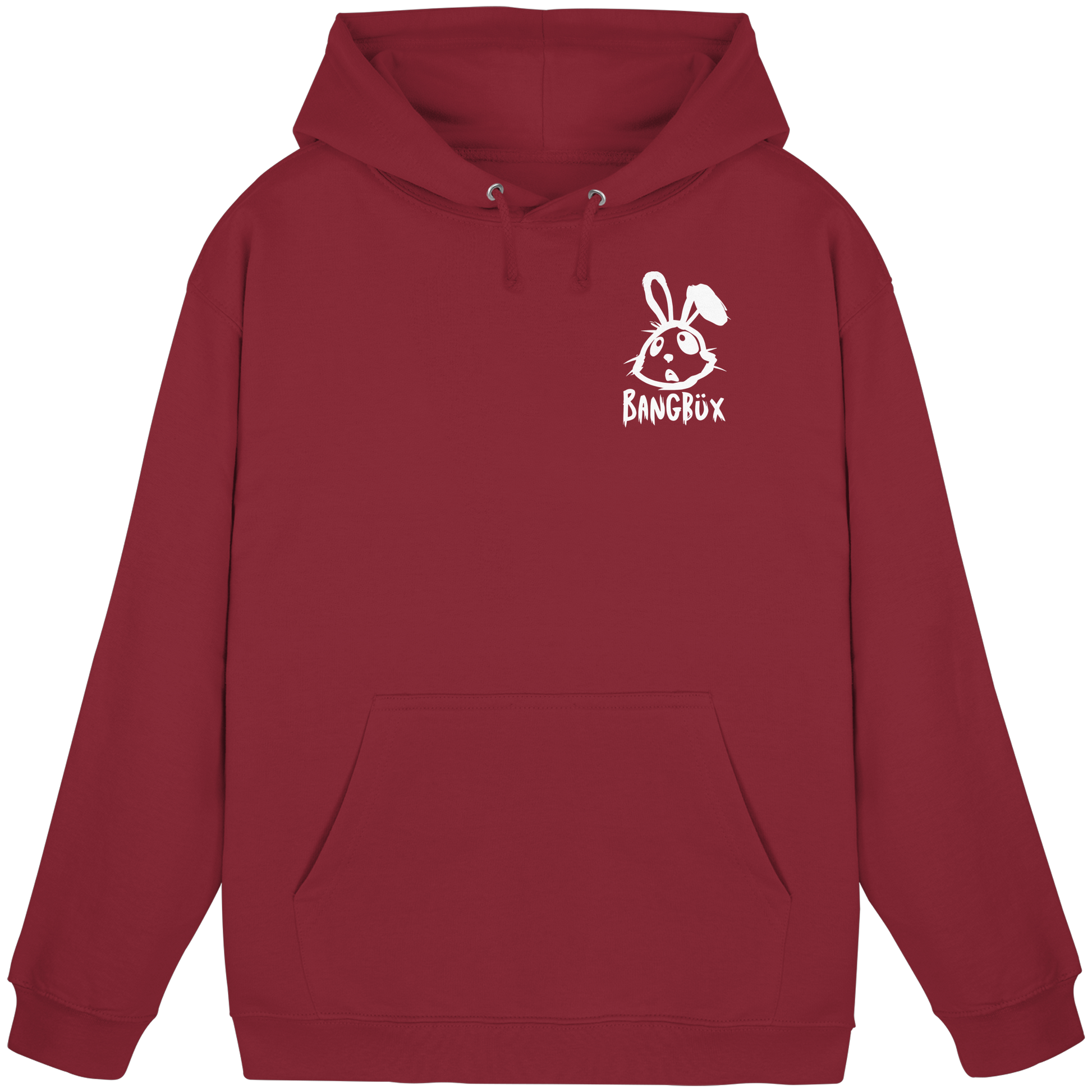 BANGBÜX Streetwear "bunny white" - Basic Unisex Hoodie by BANGBÜX