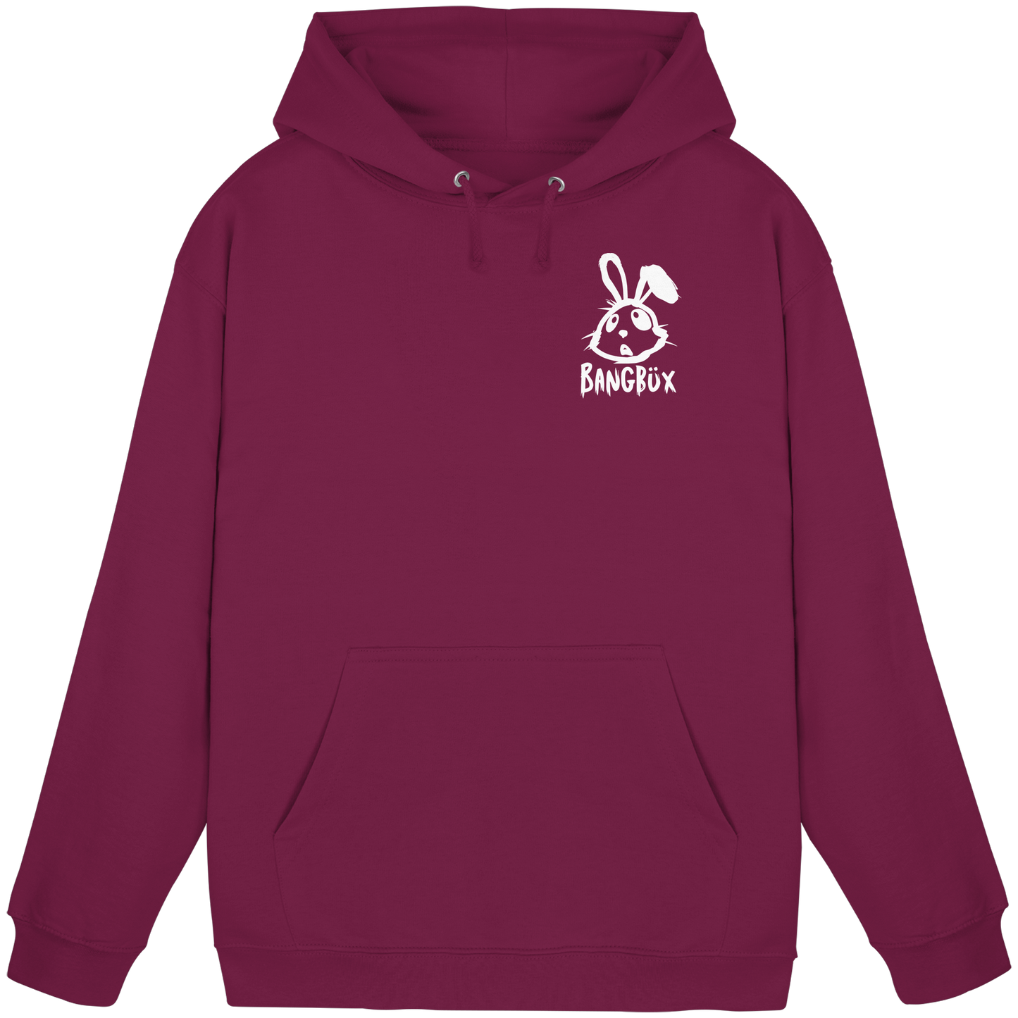 BANGBÜX Streetwear "bunny white" - Basic Unisex Hoodie by BANGBÜX