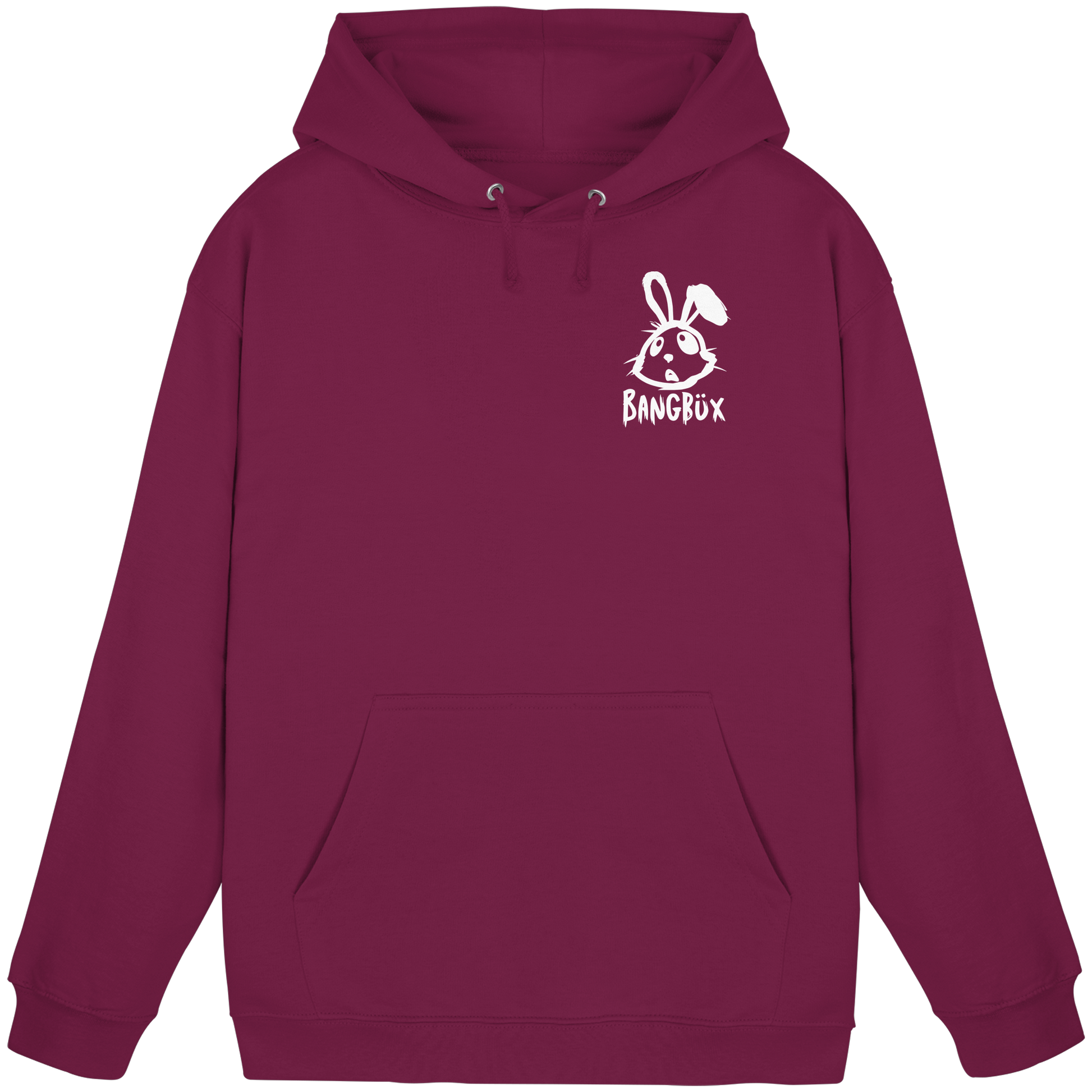 BANGBÜX Streetwear "bunny white" - Basic Unisex Hoodie by BANGBÜX
