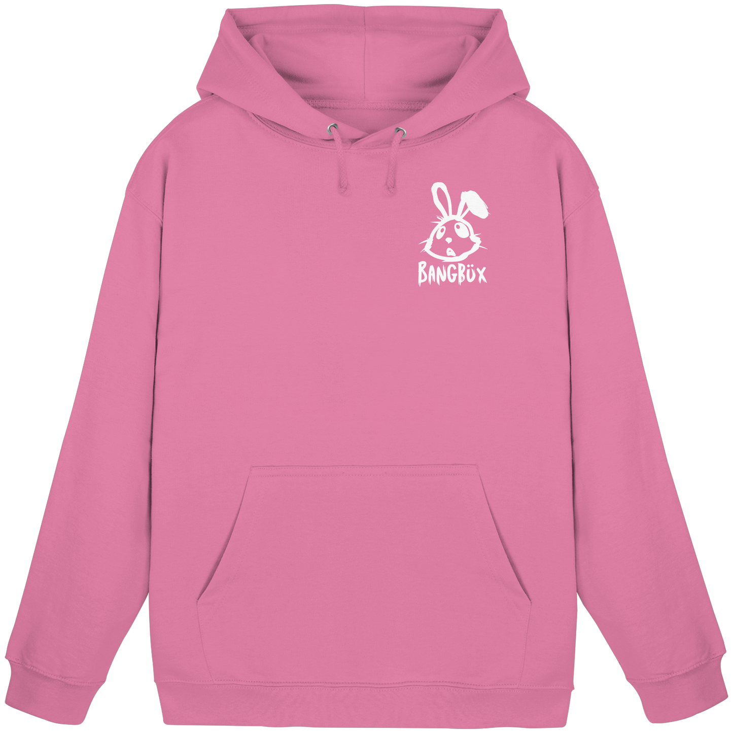 BANGBÜX Streetwear "bunny white" - Basic Unisex Hoodie by BANGBÜX