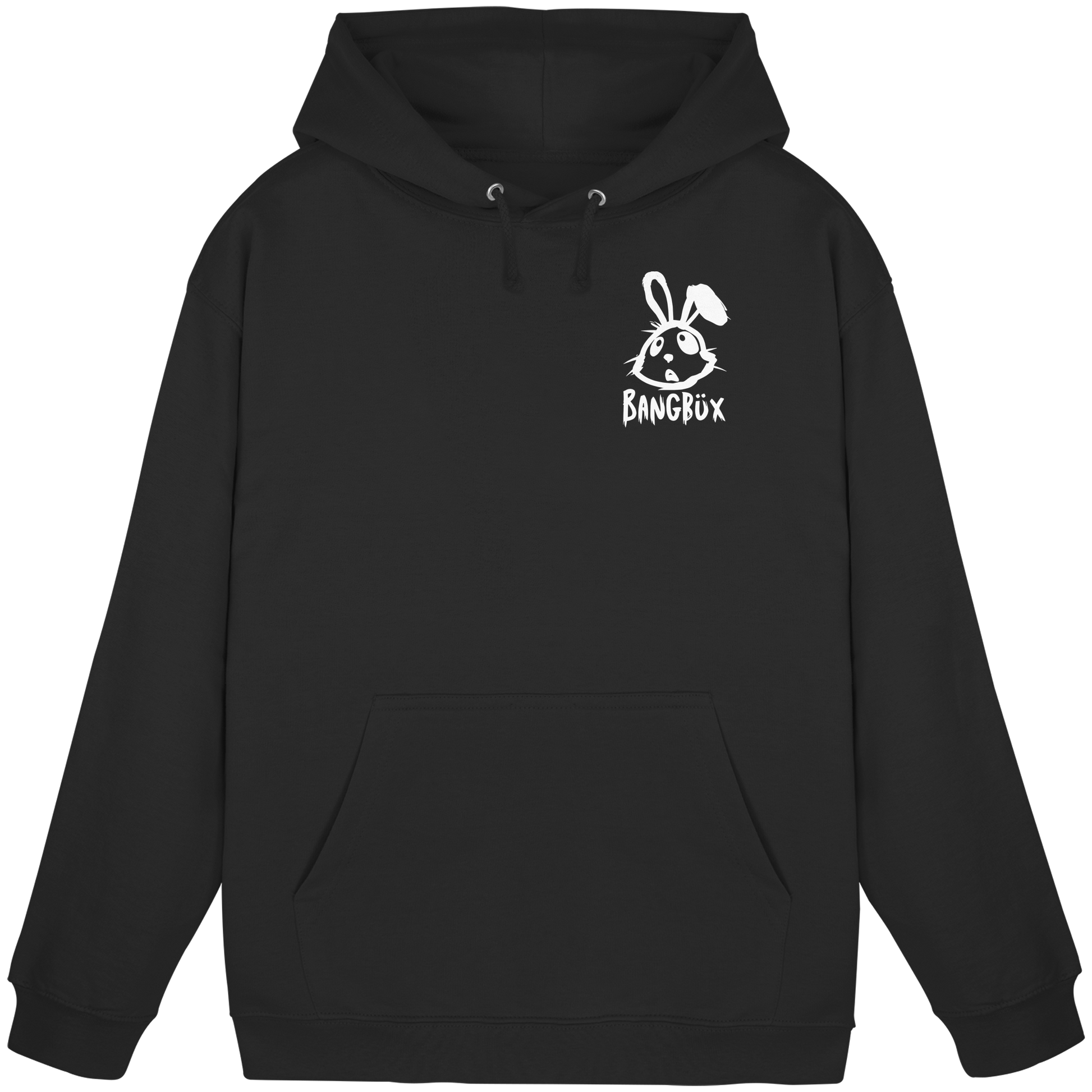 BANGBÜX Streetwear "bunny white" - Basic Unisex Hoodie by BANGBÜX