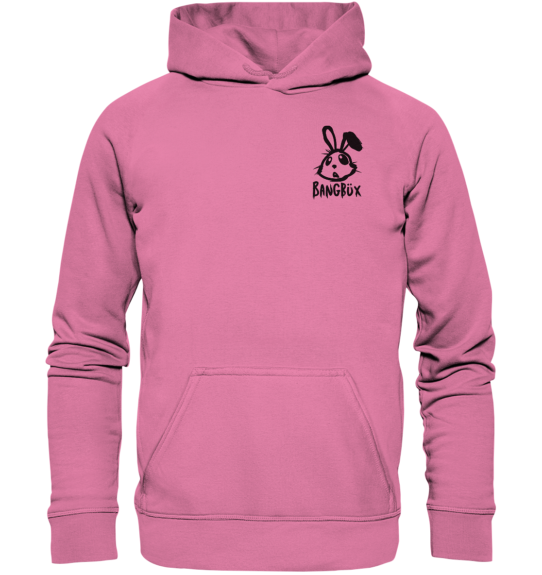 BANGBÜX Streetwear "bunny black" - Basic Unisex Hoodie by BANGBÜX