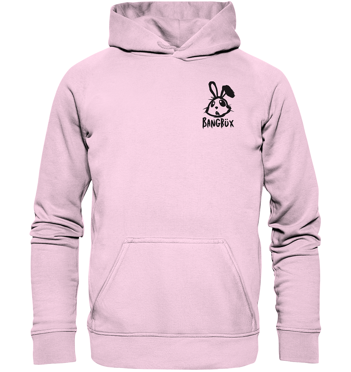 BANGBÜX Streetwear "bunny black" - Basic Unisex Hoodie by BANGBÜX