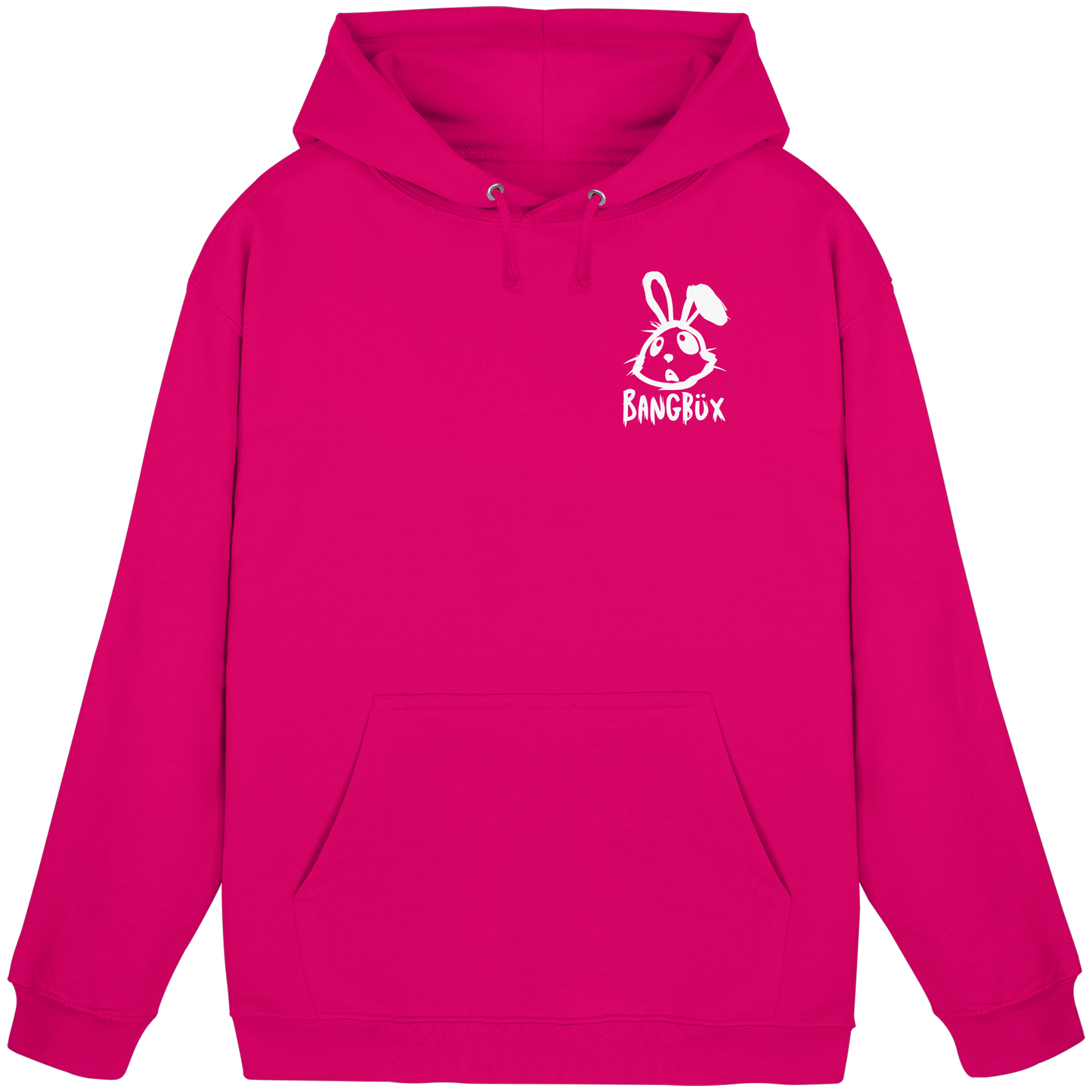 BANGBÜX Streetwear "bunny white" - Basic Unisex Hoodie by BANGBÜX