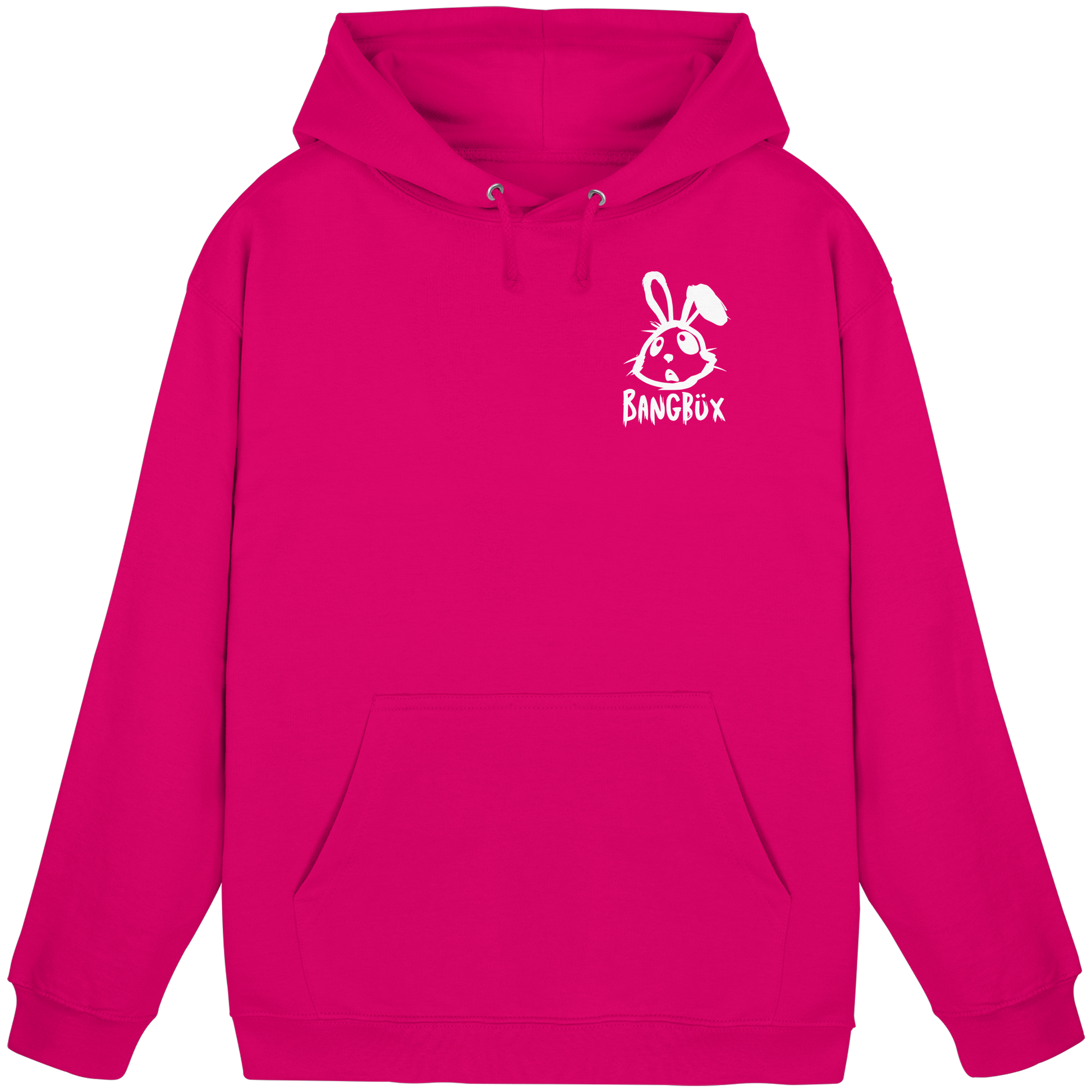 BANGBÜX Streetwear "bunny white" - Basic Unisex Hoodie by BANGBÜX