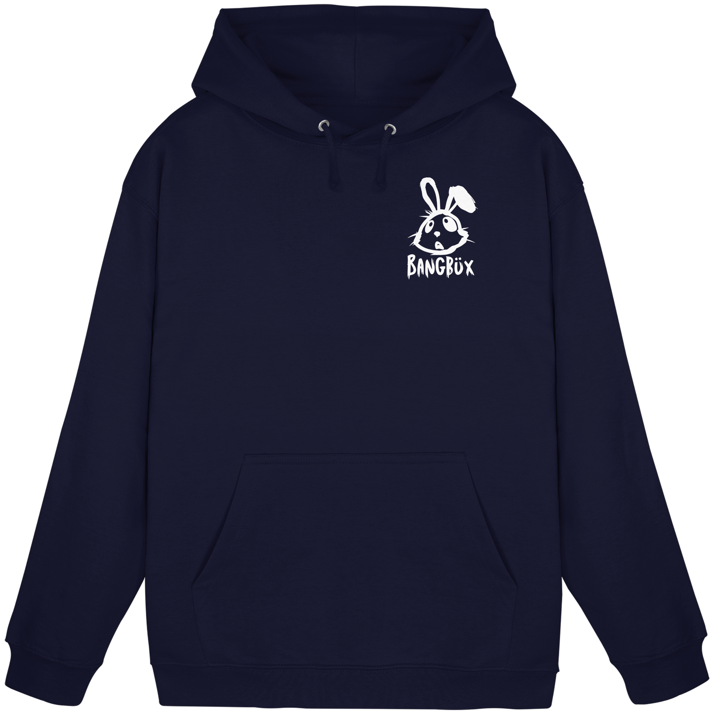 BANGBÜX Streetwear "bunny white" - Basic Unisex Hoodie by BANGBÜX