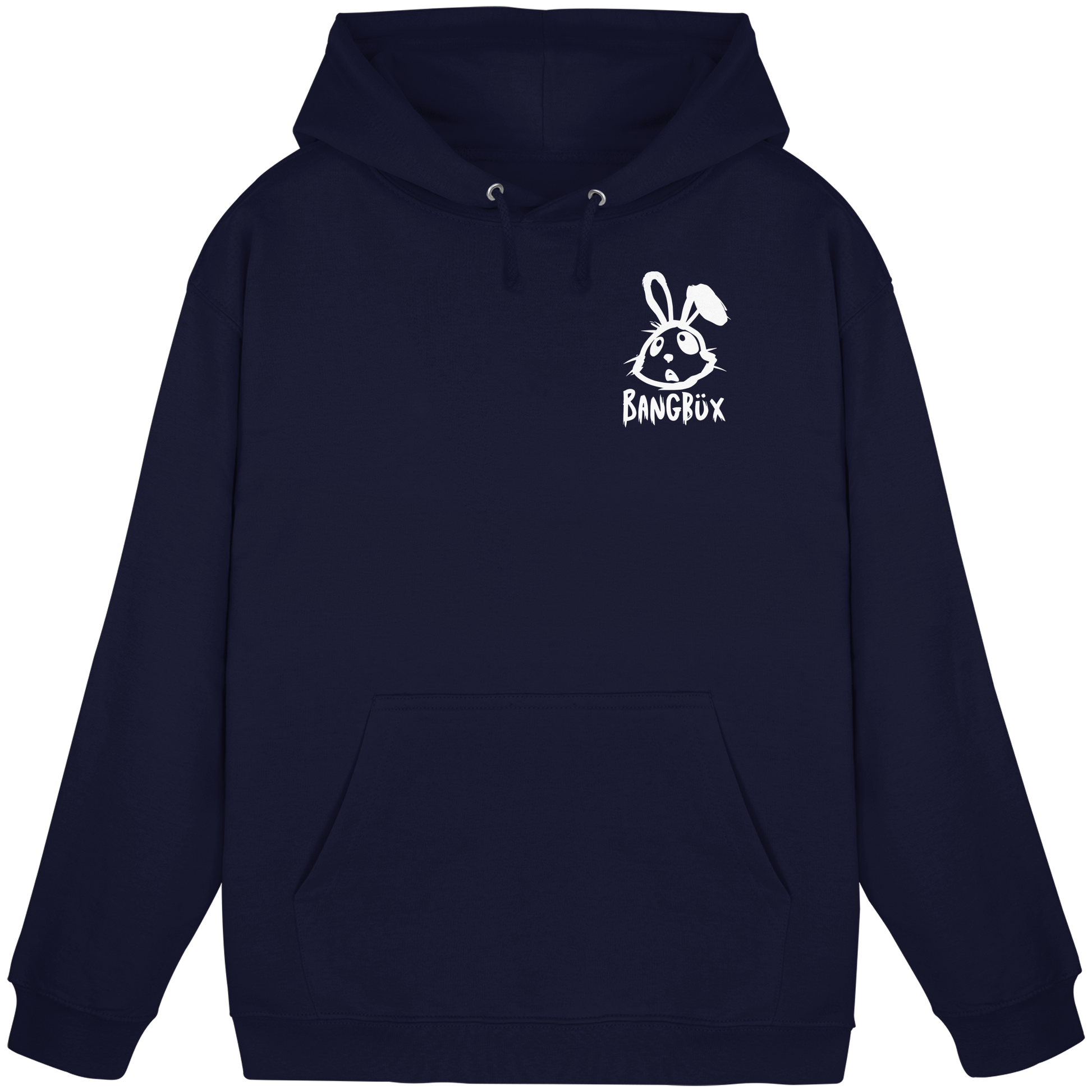 BANGBÜX Streetwear "bunny white" - Basic Unisex Hoodie by BANGBÜX