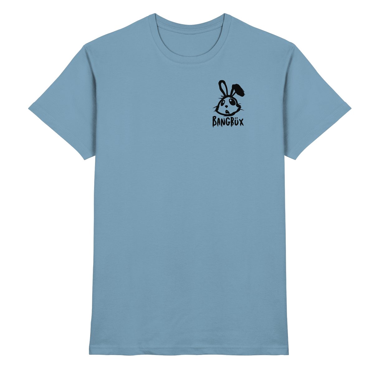 BANGBÜX Streetwear "bunny black" - Heavy Cotton T-Shirt by BANGBÜX