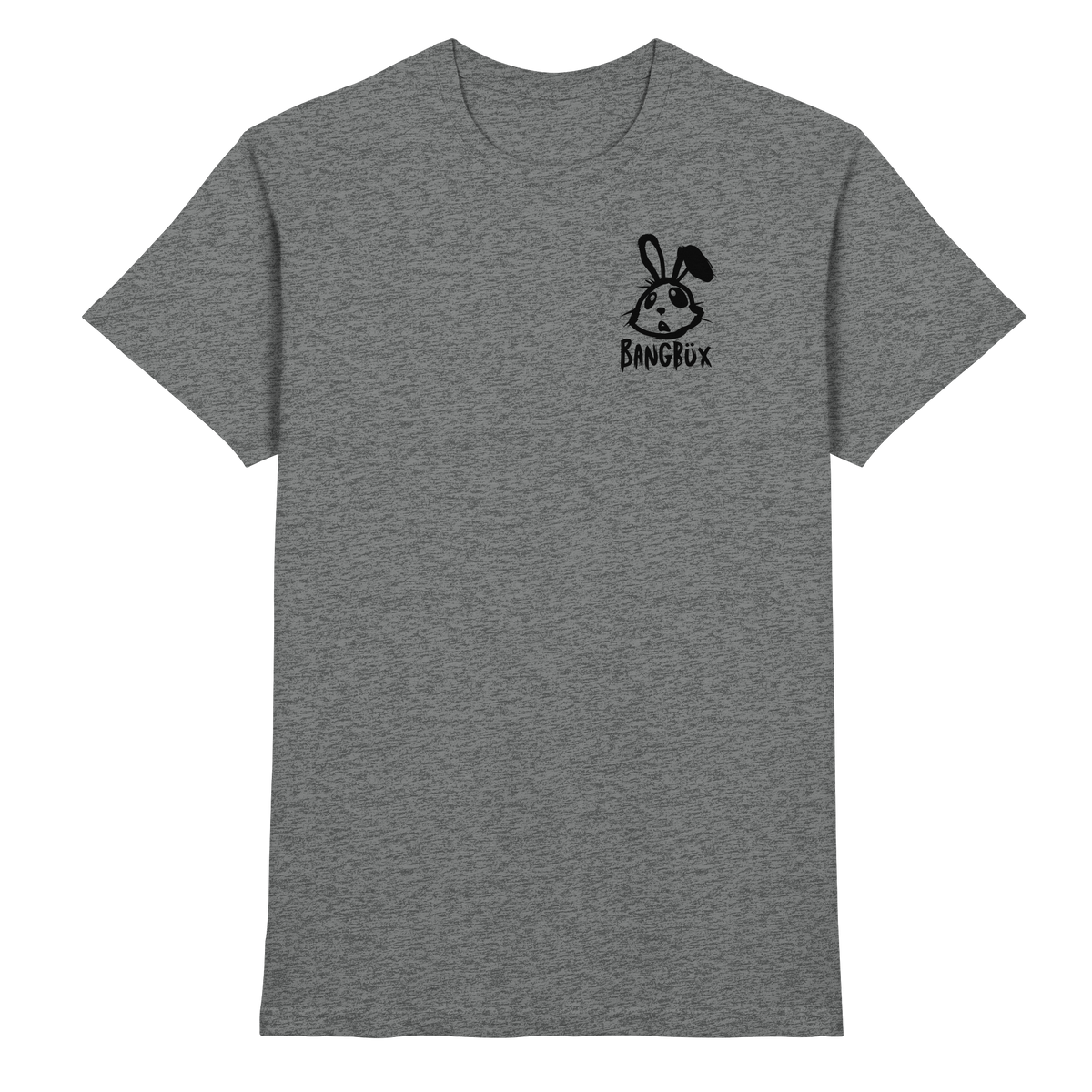 BANGBÜX Streetwear "bunny black" - Heavy Cotton T-Shirt by BANGBÜX