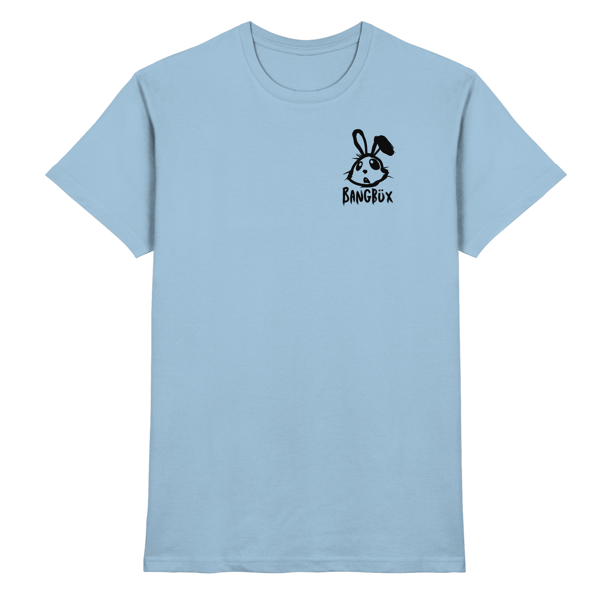 BANGBÜX Streetwear "bunny black" - Heavy Cotton T-Shirt by BANGBÜX