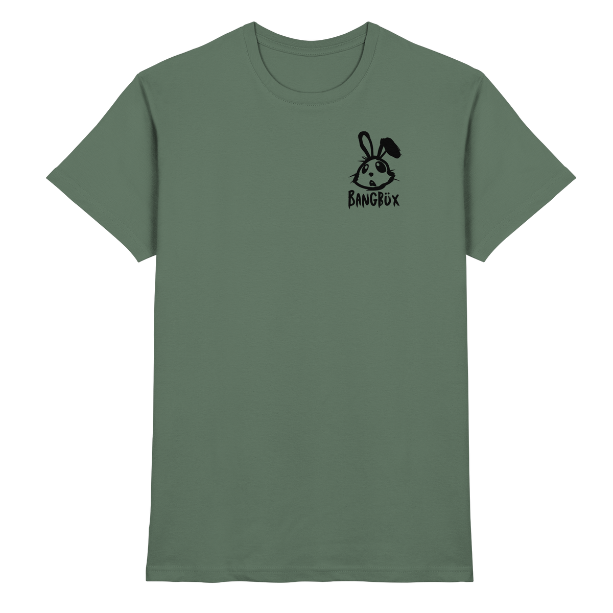 BANGBÜX Streetwear "bunny black" - Heavy Cotton T-Shirt by BANGBÜX