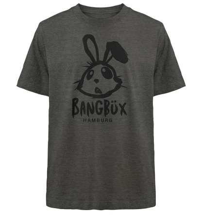 Heavy Oversized Organic Shirt "bunny black" (print) by BANGBÜX