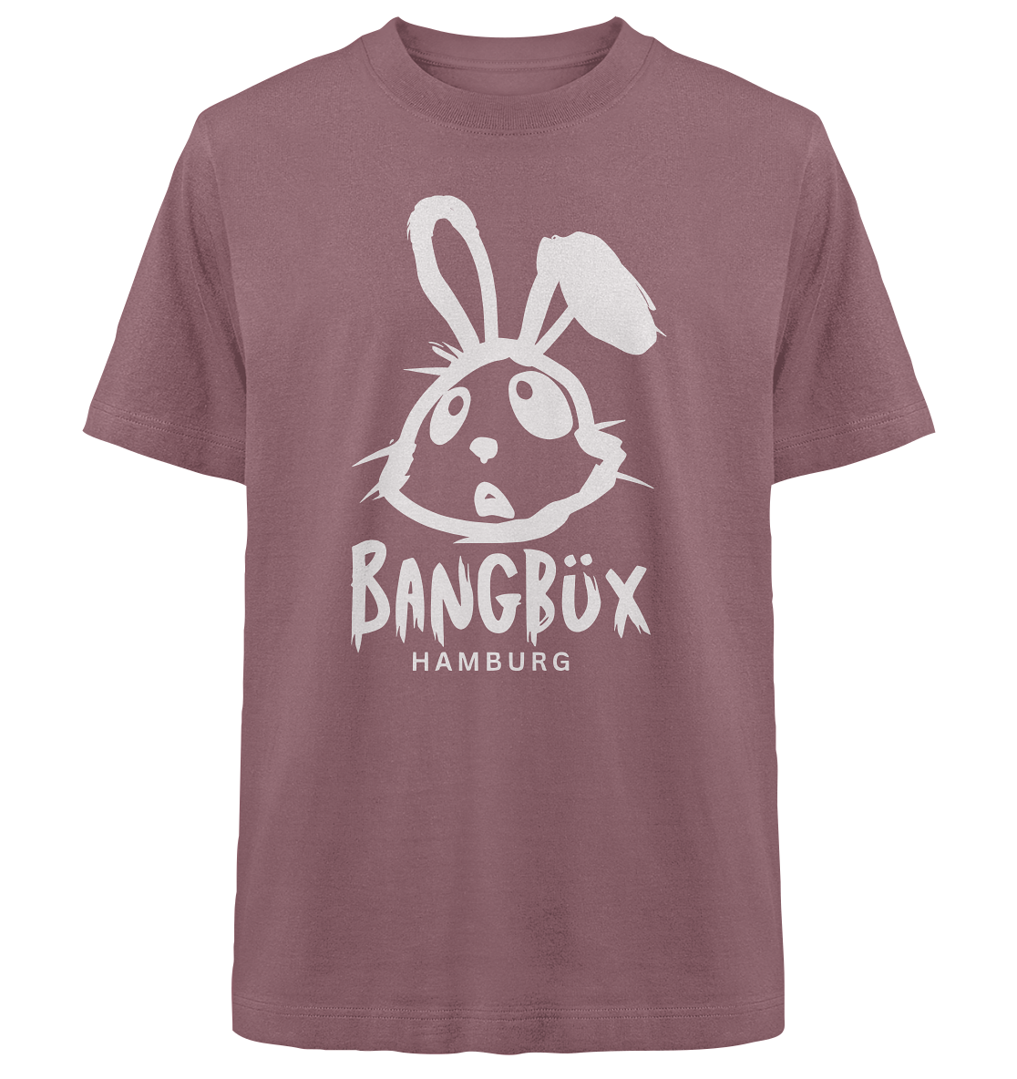 BANGBÜX Streetwear (white bunny)  - Heavy Oversized Organic Shirt