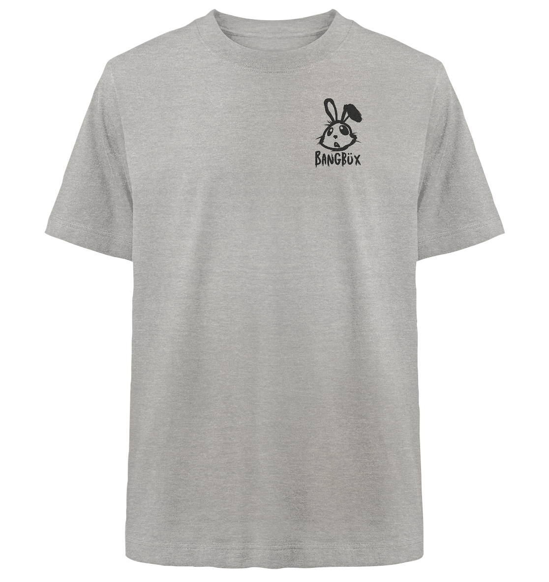 BANGBÜX Streetwear "bunny black" - Heavy Oversized Organic Shirt by BANGBÜX