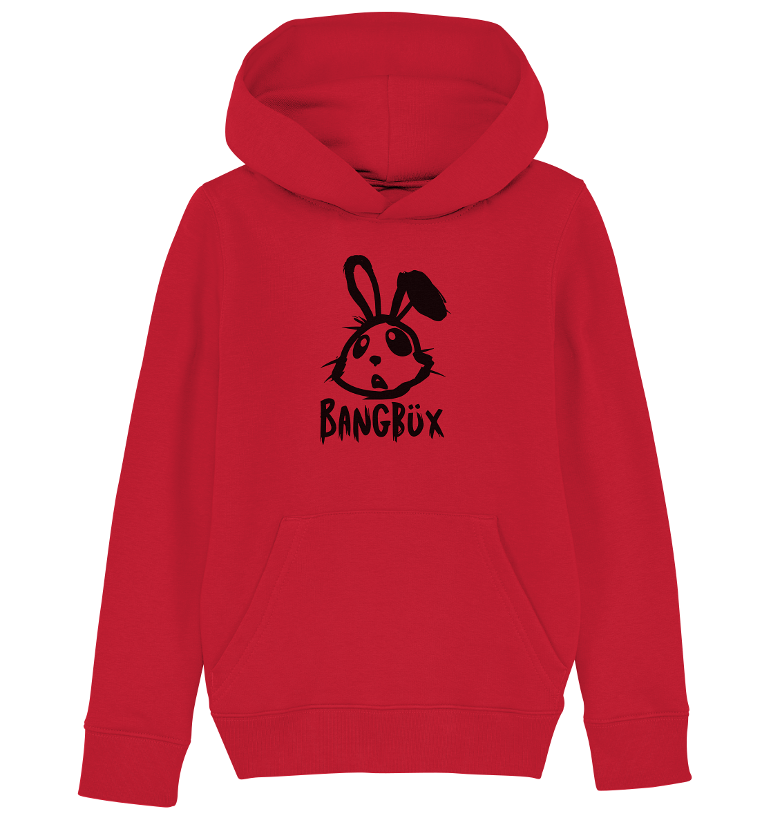 BANGBÜX Streetwear "bunny black" - Kids Organic Hoodie by BANGBÜX