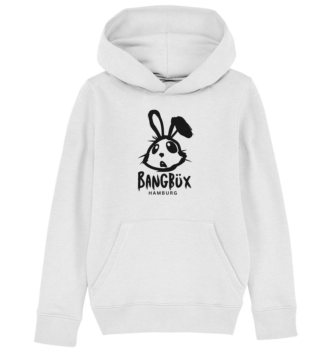 BANGBÜX Streetwear (bunny black) -  Kids Organic Hoodie