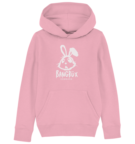 BANGBÜX Streetwear (white bunny)  - Kids Organic Hoodie