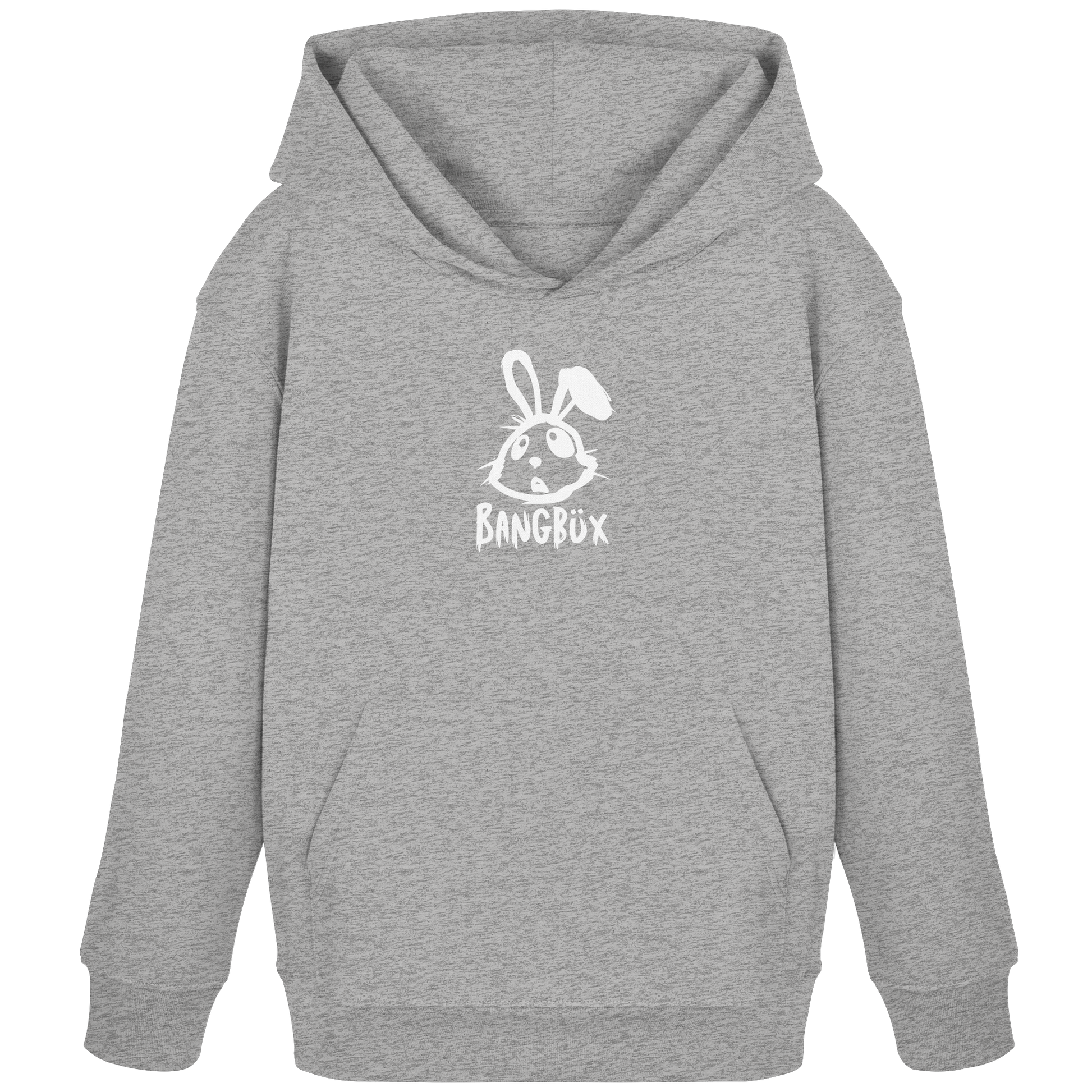 BANGBÜX Streetwear "bunny white" - Kids Organic Hoodie by BANGBÜX