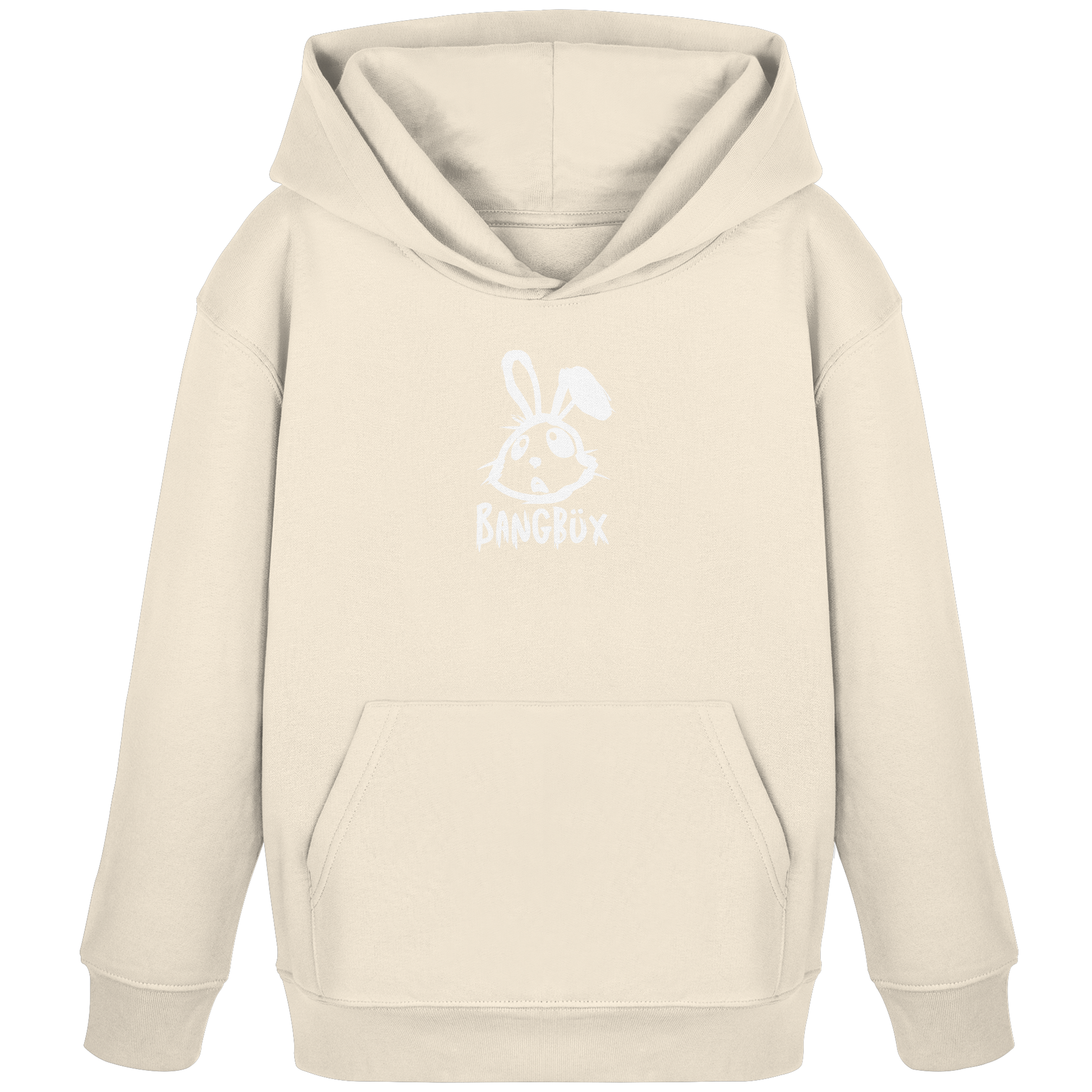 BANGBÜX Streetwear "bunny white" - Kids Organic Hoodie by BANGBÜX