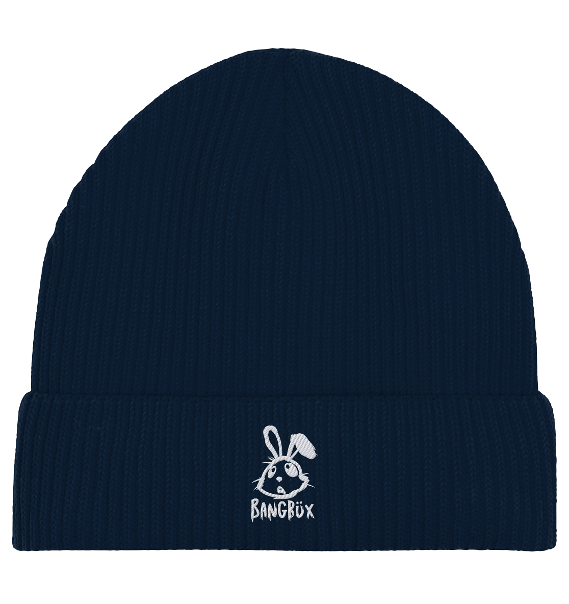 Organic Fisherman Beanie "bunny white"