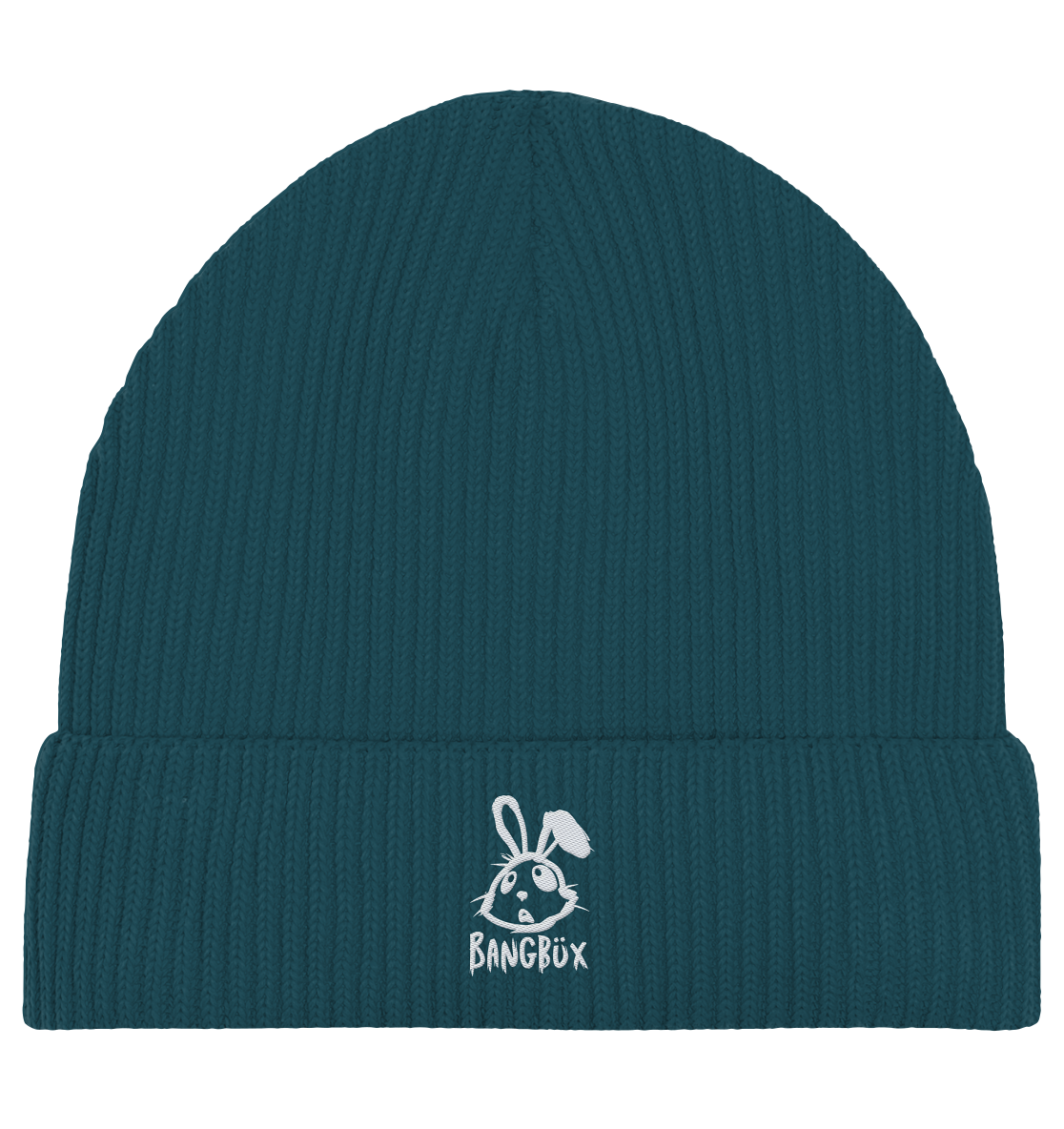 Organic Fisherman Beanie "bunny white"