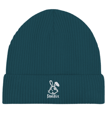 Organic Fisherman Beanie "bunny white" by BANGBÜX