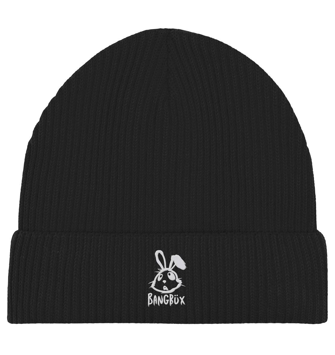 Organic Fisherman Beanie "bunny white"