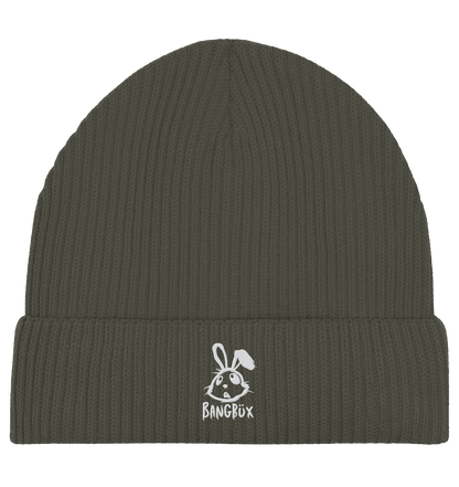 Organic Fisherman Beanie "bunny white" by BANGBÜX
