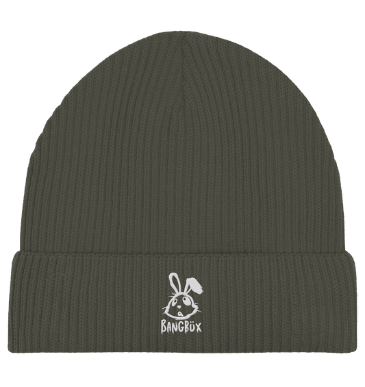 Organic Fisherman Beanie "bunny white" by BANGBÜX