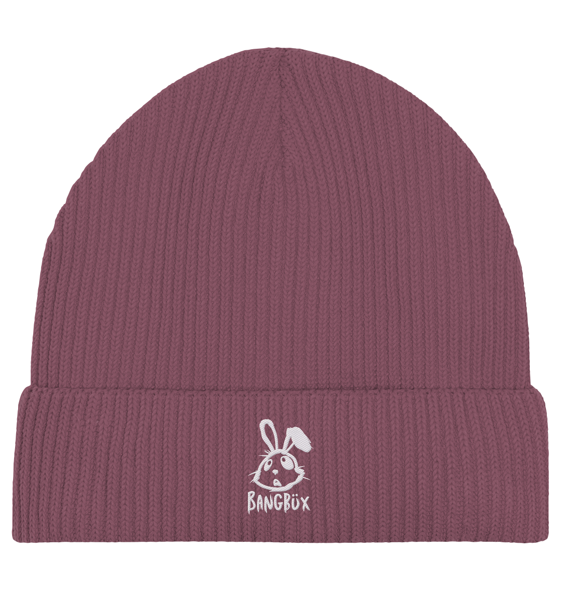 Organic Fisherman Beanie "bunny white"