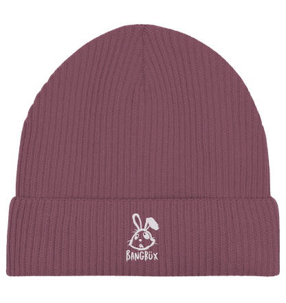 Organic Fisherman Beanie "bunny white" by BANGBÜX