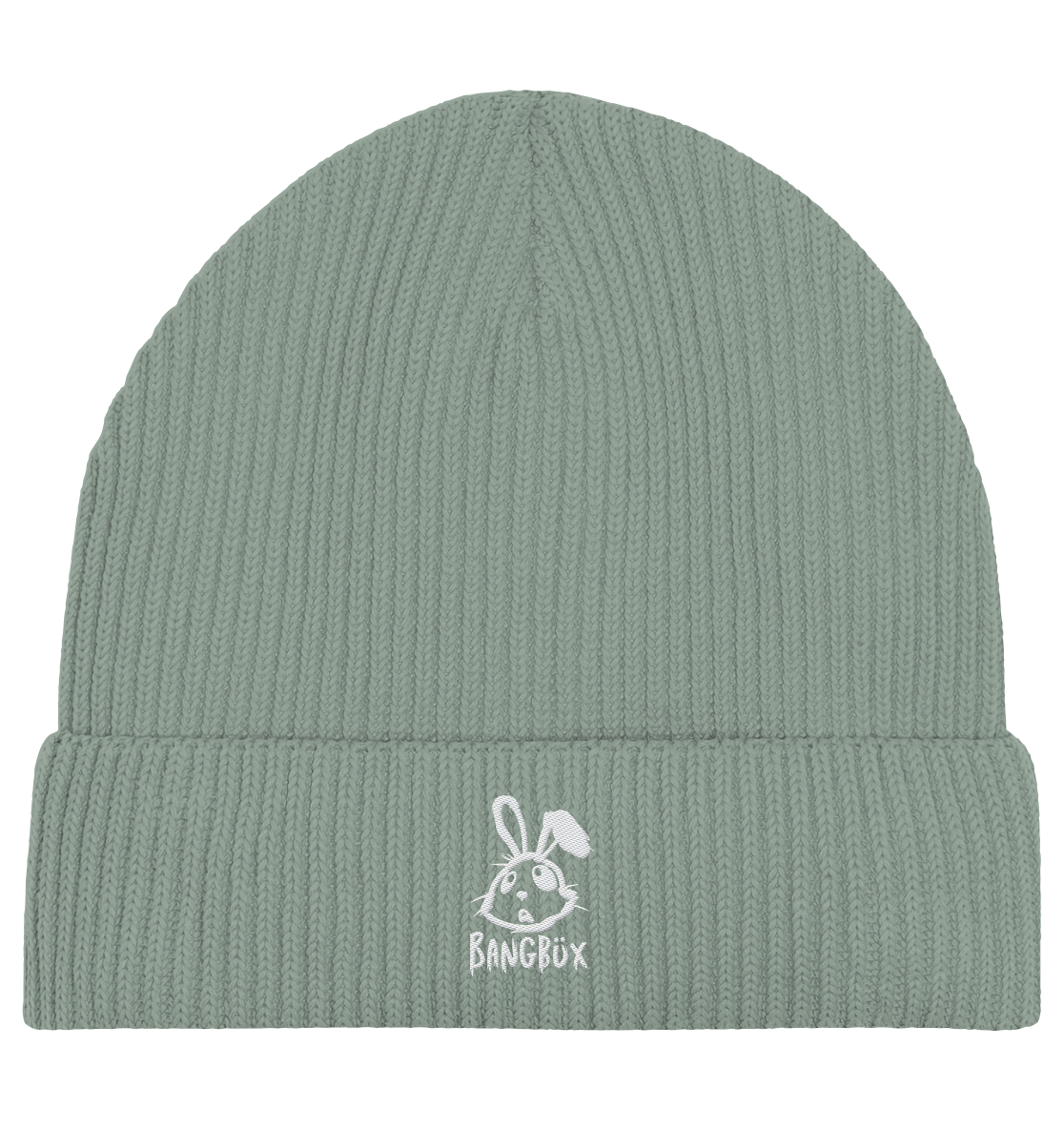 Organic Fisherman Beanie "bunny white"