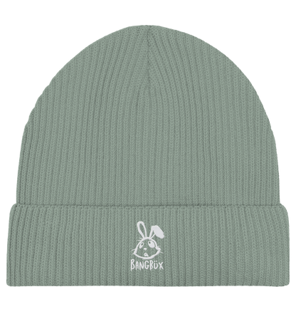 Organic Fisherman Beanie "bunny white" by BANGBÜX