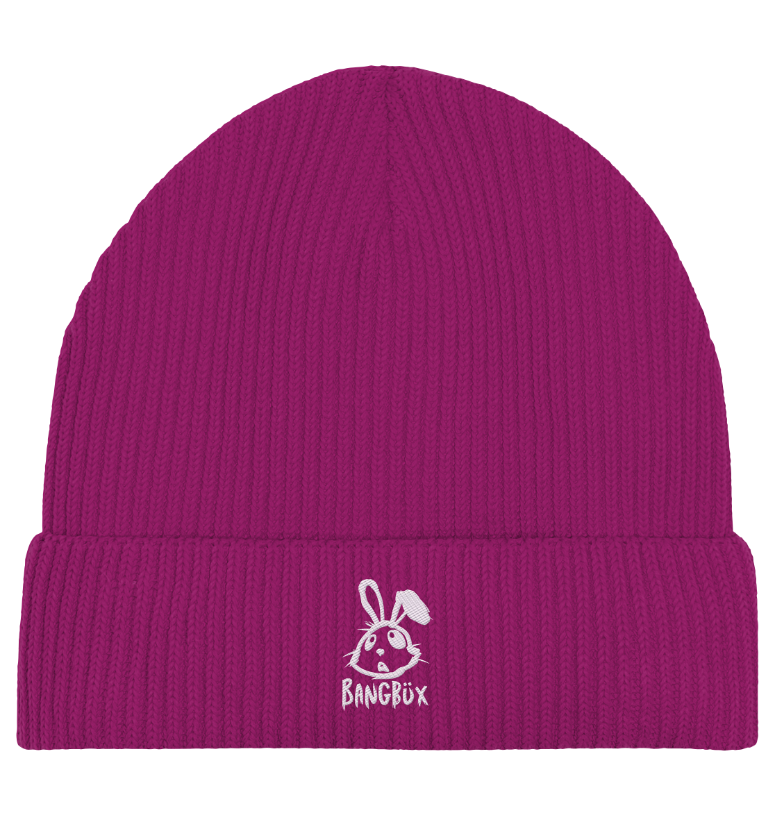 Organic Fisherman Beanie "bunny white"