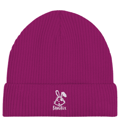 Organic Fisherman Beanie "bunny white" by BANGBÜX