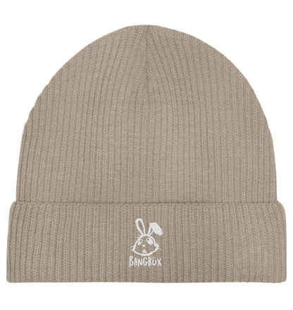 Organic Fisherman Beanie "bunny white" by BANGBÜX