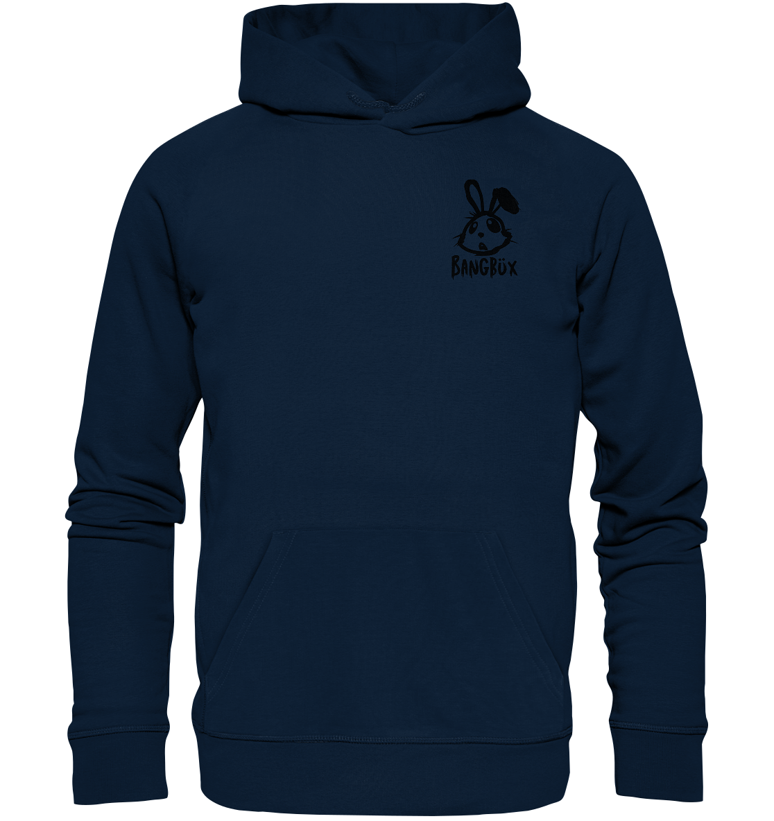 BANGBÜX Streetwear "bunny black" - Organic Hoodie by BANGBÜX