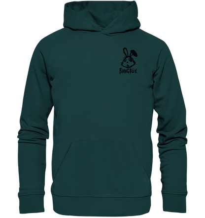 BANGBÜX Streetwear "bunny black" - Organic Hoodie by BANGBÜX