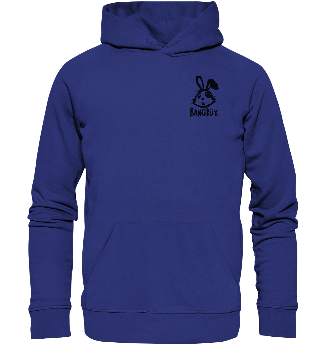 BANGBÜX Streetwear "bunny black" - Organic Hoodie by BANGBÜX