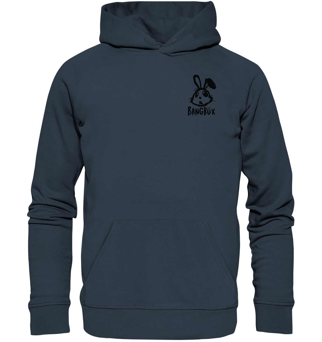 BANGBÜX Streetwear "bunny black" - Organic Hoodie by BANGBÜX