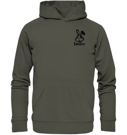 BANGBÜX Streetwear "bunny black" - Organic Hoodie by BANGBÜX