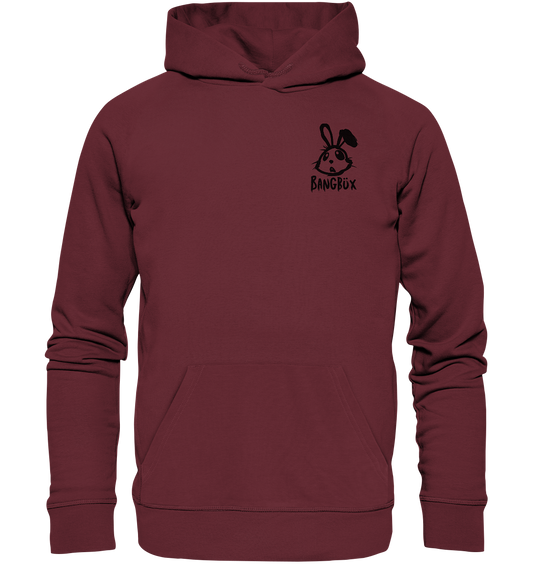 BANGBÜX Streetwear "bunny black" - Organic Hoodie by BANGBÜX