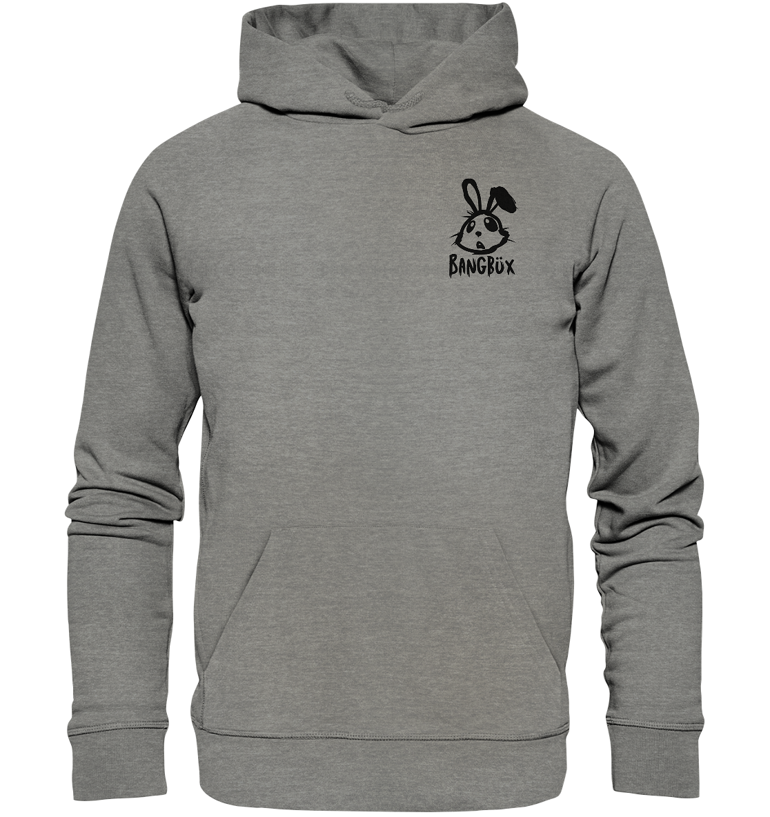 BANGBÜX Streetwear "bunny black" - Organic Hoodie by BANGBÜX